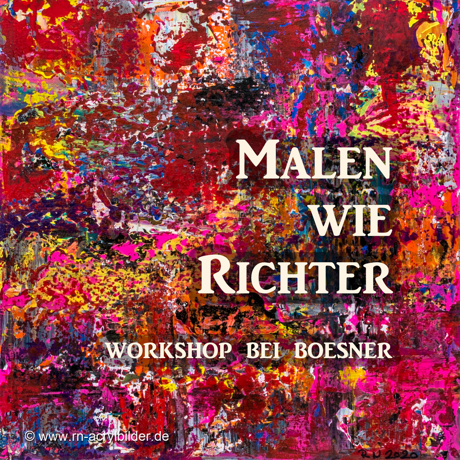 Workshop, Malen wie Richter, Boesner, Münster